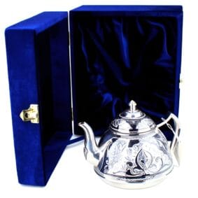 Серебряный заварной чайник