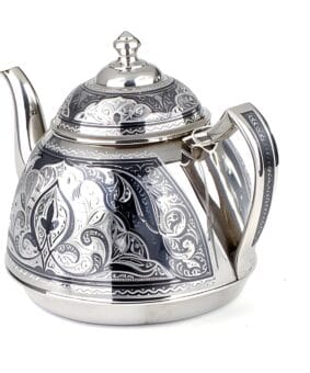 Серебряный заварной чайник Кубачи 9 Серебряный заварной чайник Кубачи 1