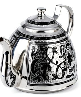 Серебряный заварочный чайник