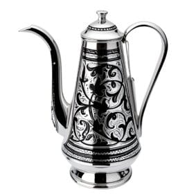 Серебряный заварочный кофейник