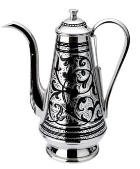 Серебряный заварочный кофейник