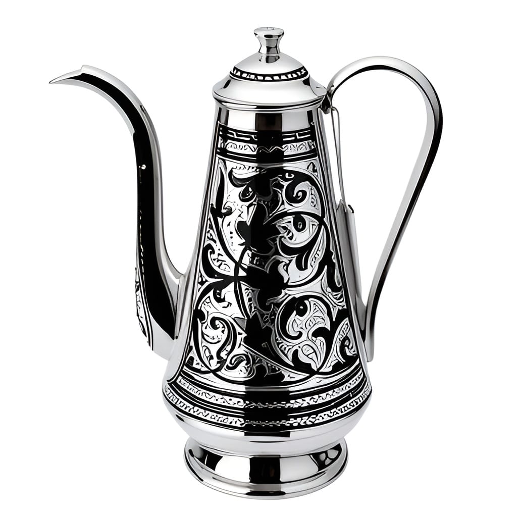 Серебряный заварочный кофейник 1 Серебряный заварочный кофейник