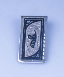 серебряный зажим для денег