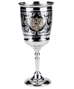 серебряный бокал герб россии