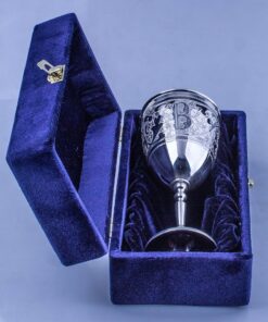 Бокал из серебра с монограммой 9 бокал из серебра с монограммой