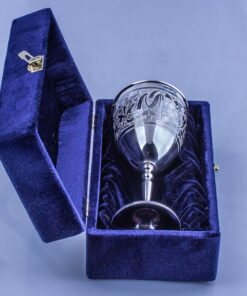 Бокал серебряный с монограммой 7 бокал серебряный с монограммой