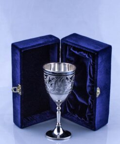 бокал серебряный с монограммой