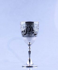 бокал серебряный с монограммой