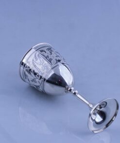 Бокал серебряный с монограммой 6 бокал серебряный с монограммой