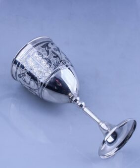 бокал из серебра с монограммой