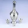 серебряный графин со стопками