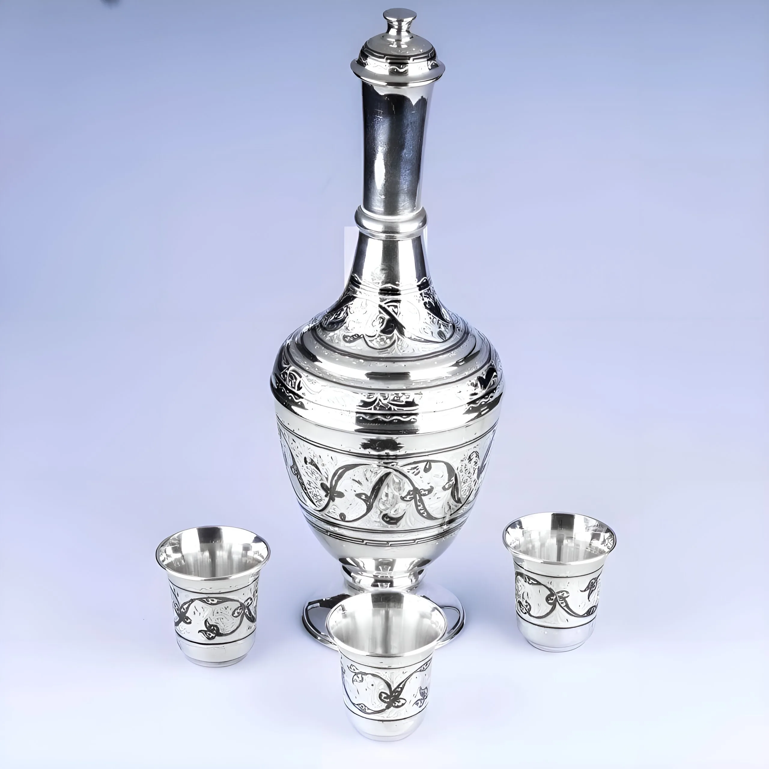 Серебряный графин со стопками 1 серебряный графин со стопками