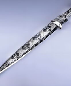 серебряный кубачинский кинжал