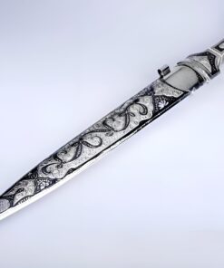 серебряный кубачинский кинжал
