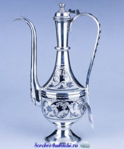 серебряный коньячный кувшин