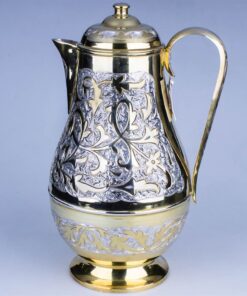 Серебряный сервиз для воды "Позолоченный" 10 позолоченный серебряный кувшин