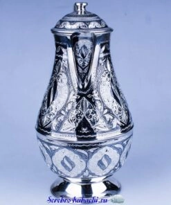 серебряный кувшин для воды кубачи