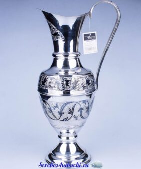 серебряный кувшин кубачи