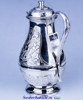 серебряный кувшин кубачи
