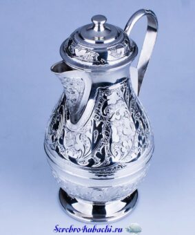 серебряный кувшин кубачи