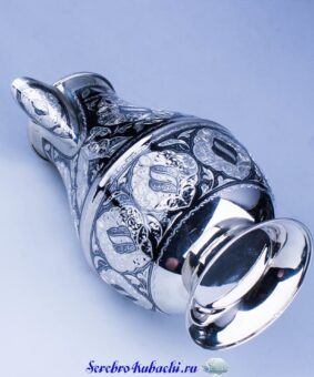 серебряный кувшин кубачи