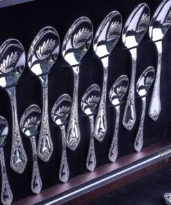 серебряные столовые приборы 24 предмета