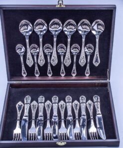 набор серебряных приборов 6 персон