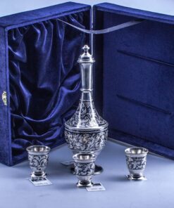 серебряный набор на троих