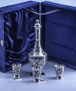 серебряный набор на троих