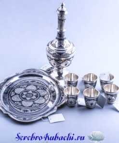 серебряный набор под водку