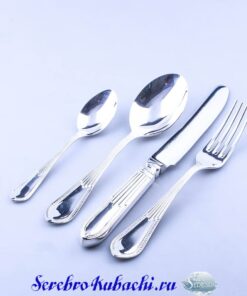серебряный набор приборов на 1 персону