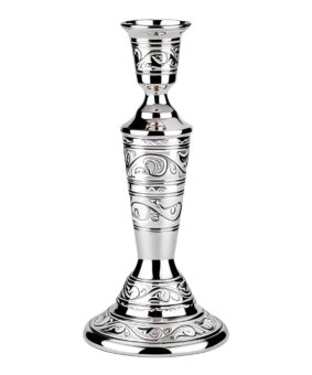 серебряный подсвечник