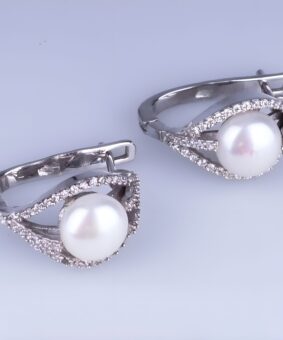 серьги женские серебряные