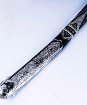 серебряная казачья шашка