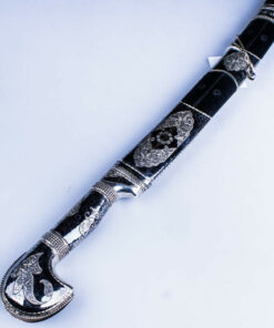 серебряная казачья шашка