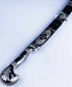 серебряная казачья шашка