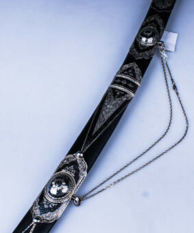 серебряная казачья шашка