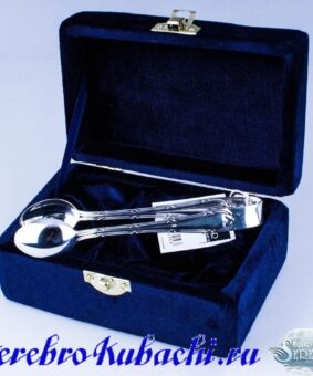 серебряные щипцы для сахара