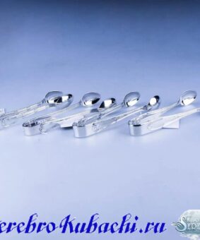 серебряные щипцы для сахара