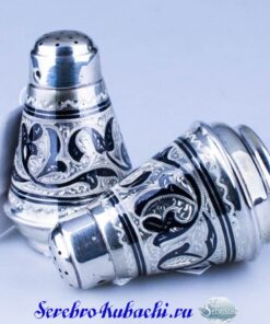 солонка серебряная