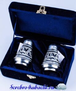 солонка серебряная