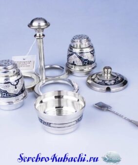 серебряный набор для специй