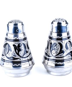 солонка серебряная