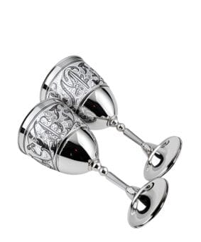 Свадебные бокалы с монограммой