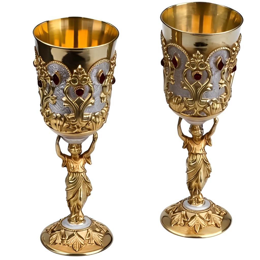 Эксклюзивные серебряные свадебные кубки! 1 свадебные кубки