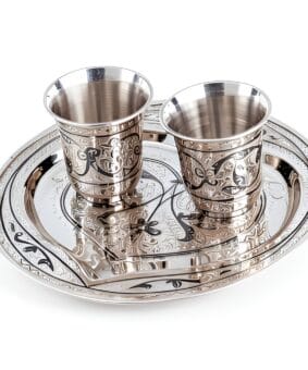 Свадебный серебряный набор