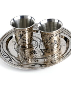 свадебный серебряный набор