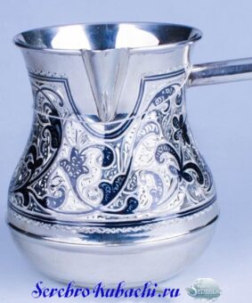 Большая серебряная турка 14 большая серебряная турка