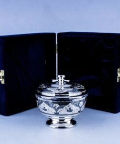 серебряная вазочка для варенья