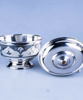 серебряная вазочка для варенья